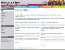 Tablet Screenshot of heimstatt-bonn.de